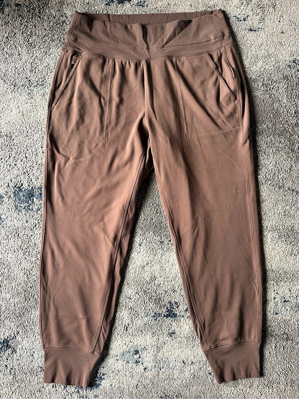 Athleta Venice Jogger Pants Brown Taupe Women’s Large L